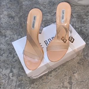 Cape Robbin clear heels